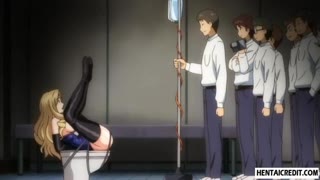 Porno Hentai giovane studentessa viene legata e scopata a sangue #5
