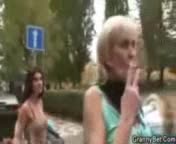Nonna porca sexy bionda prostituta scopa forte per soldi gran puttana #1