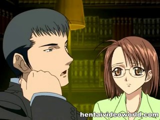 Carinissima ragazza hentai viene sbattuta in un film con sesso lesbico e regolare #16