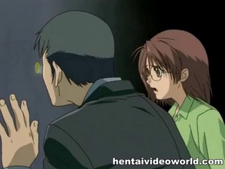 Carinissima ragazza hentai viene sbattuta in un film con sesso lesbico e regolare #4