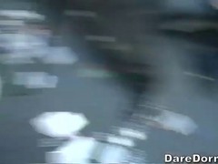 Ragazze del college calde si baciano mentre i loro partner stanno scopando le loro fighe #7