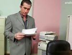 Calda bionda segretaria è spesso cazzo sposato il capo, poiché egli è il suo ex fidanzato #1