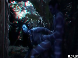 Parodia XXX del film Avatar 3D #1